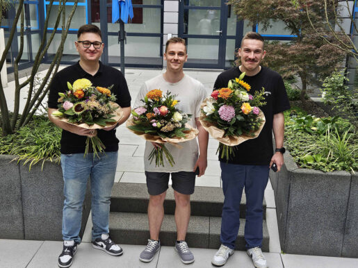 Foto Gratulation Azubis 2025