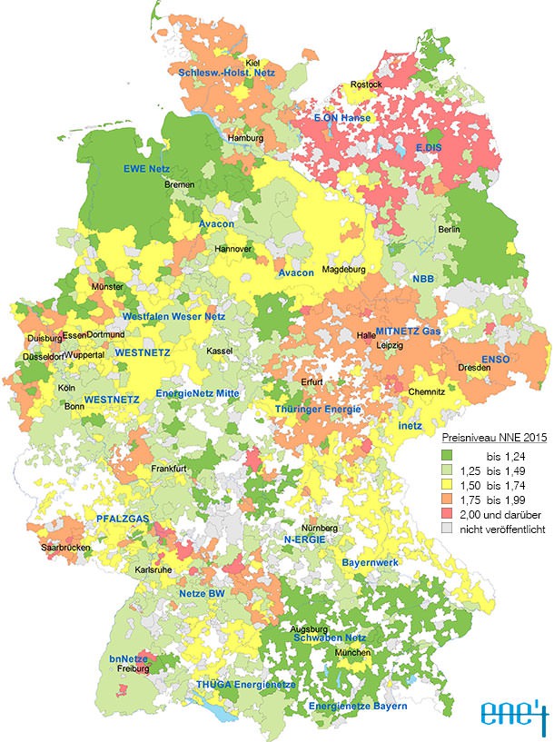 054 preisniveau gas 2015 vorlaeufig