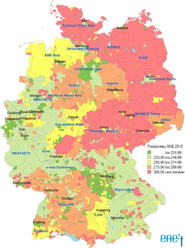 Unser Netzgebiet - enercity netz