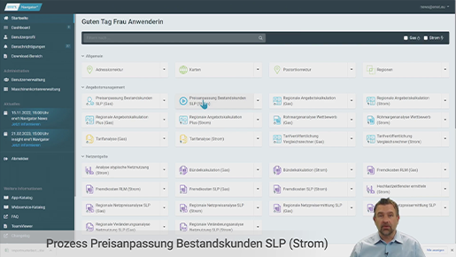 TN Prozess Preisanpassung Bestandskunden SLP Strom